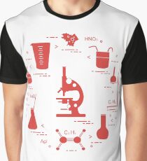 Chemistry scientific, education elements. Graphic T-Shirt