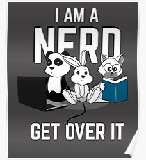 Animal Nerd Funny Poster