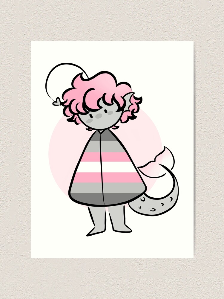 "Demigirl" Art Print by Rainb0w-S0da | Redbubble