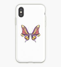 Butterfly Embroidery Design iPhone Case