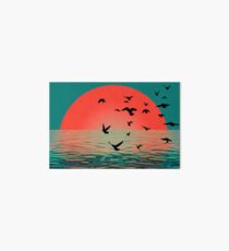 Sunset in Aberdeen Art Board