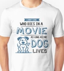 Camiseta ajustada Funny Cool Dog Saying Camiseta Movie Dog Talk Shirt Cool Gift Idea Siempre y cuando el perro viva el té