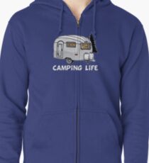 Camping Life Vintage Camper in der Wildnis - Woods Kapuzenjacke
