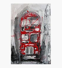 London Bus Photographic Print