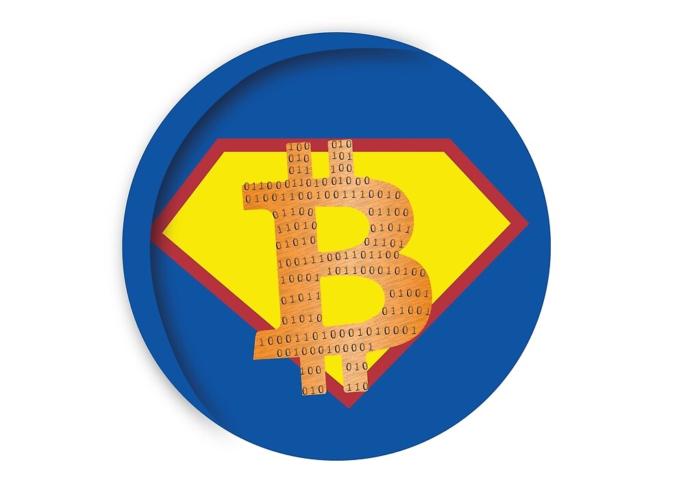 Super Bitcoin By Mcmonkey Redbubble - 