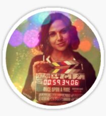 Lana Parrilla Directing Once Upon A Time Sticker
