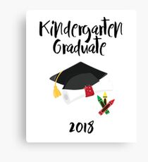 Kindergarten Graduation Gift for Kids Canvas Print