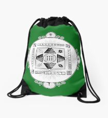 Mochila saco Mandala estacional con relleno blanco