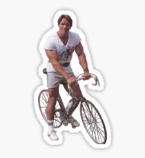 Arnold on a Bike Sticker