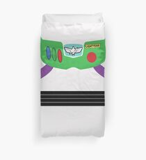 Buzz Lightyear Costume Front Duvet Cover