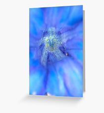 Translucent Blue Greeting Card