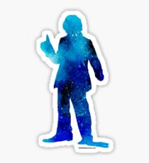 The 4th Doctor - Doctor Who Art Print Sticker