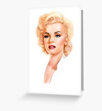 Marilyn Monroe. Hollywood Icon. Movie star Greeting Card
