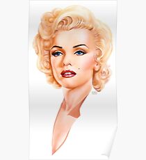 Marilyn Monroe. Hollywood Icon. Movie star Poster