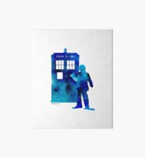 The 4th Doctor with the TARDIS Art Board