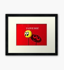 I love you Framed Print