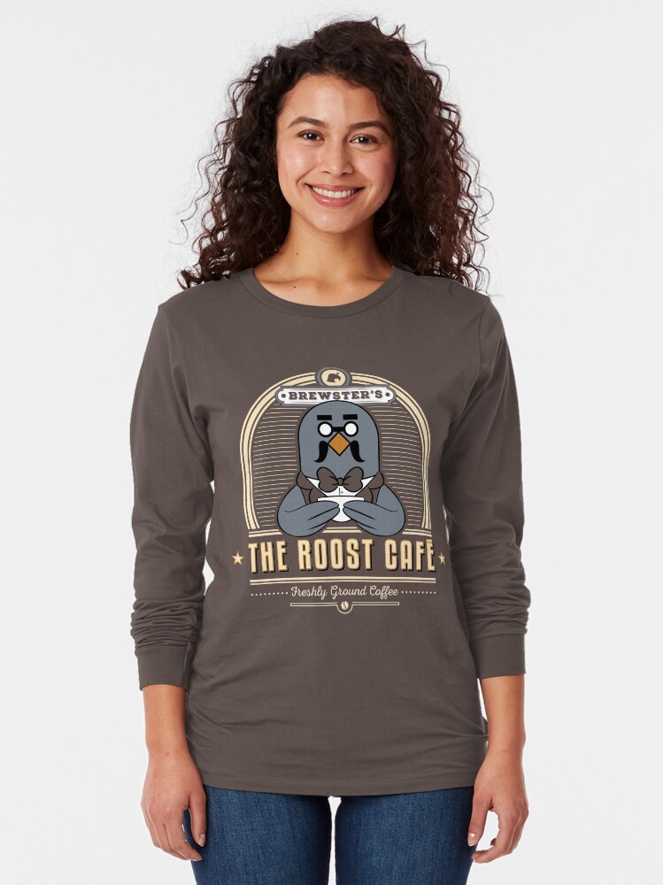 Alternate view of the Roost Café Long Sleeve T-Shirt