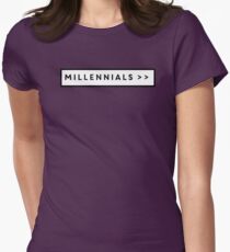 Millennials >> Women's Fitted T-Shirt