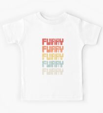 Funny Anthro Furry Fandom Fursuit Con Gift Kids Tee