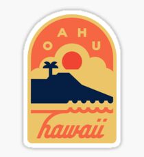 Oahu, Hawaii-Abzeichen Sticker