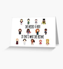 So that's what she became Greeting Card