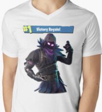 Fortnite - Raven (Victory Royale) Men's V-Neck T-Shirt