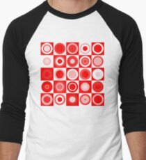 Retro concentric Men's Baseball ¾ T-Shirt