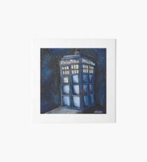 Police Box Art Board