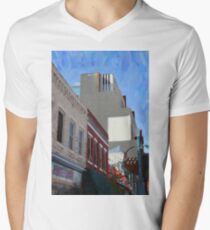 ABQ Buildings Men's V-Neck T-Shirt