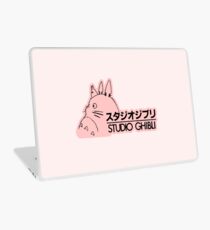 Pink Studio Ghibli Logo Laptop Skin