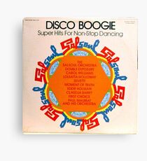 Disco Boogie Salsoul Dancing Nonstop Canvas Print