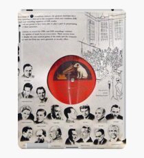 Red label Dog And Record Player, Great artists iPad Case/Skin