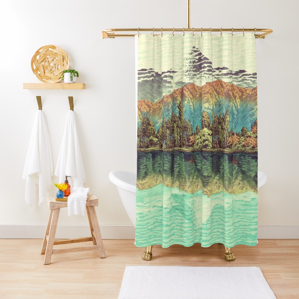 The Unknown Hills in Kamakura Shower Curtain
