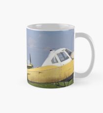 crop duster airplanes on airfield closeup Mug