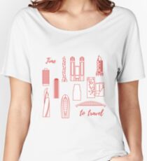 Unusual Japanese architecture. Travel and leisure. Women's Relaxed Fit T-Shirt