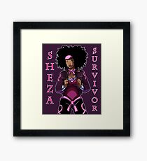 Sheza Survivor- Breast Cancer Hero Framed Print