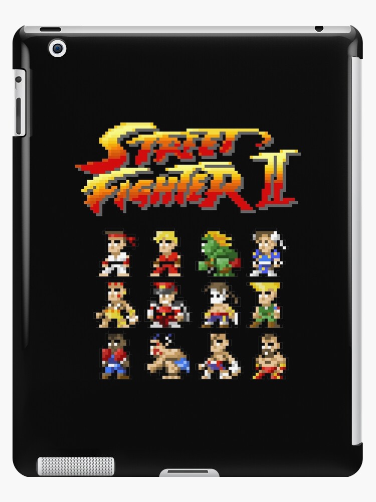 Street Fighter 2 Characters Pixel Art Ipad Cases Skins By