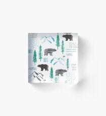 Polar Circle Acrylic Block