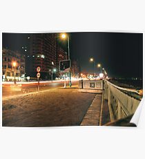 streets ant night cityscape Poster