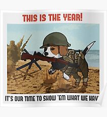 Beagle Infantry Poster