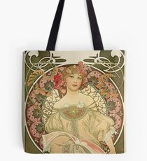 Alophonse Mucha - Champagne Poster Tote Bag