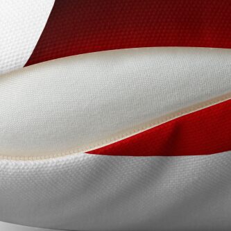Alternate view of Red Ombre Floor Pillow