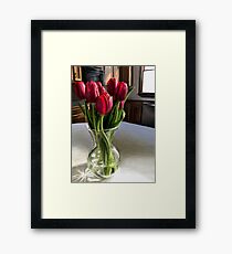 Red Framed Print