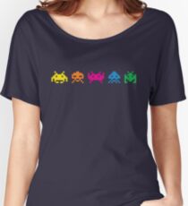 Space Invaders Women's Relaxed Fit T-Shirt
