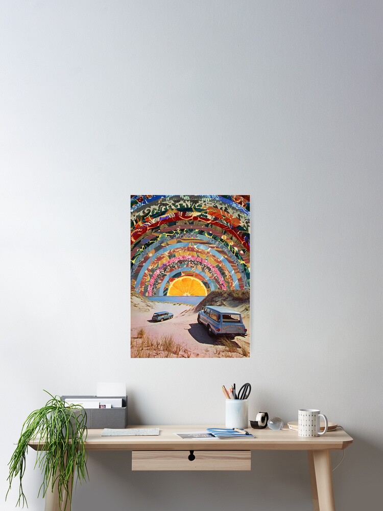 Alternate view of Orange sunset Poster