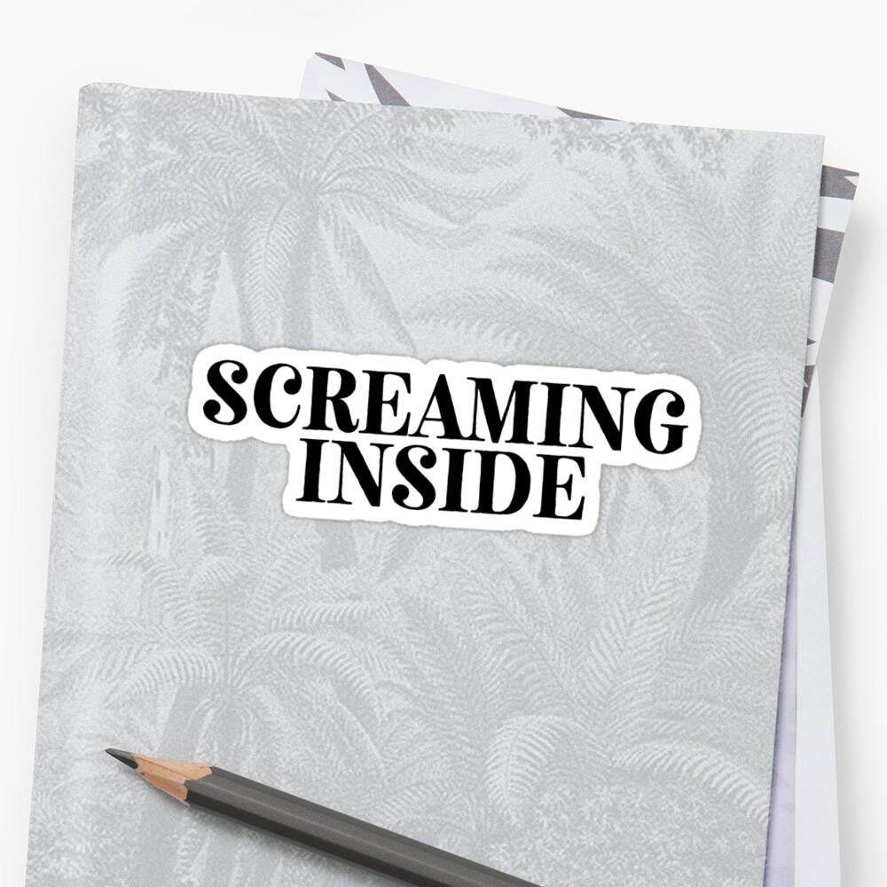 screaming inside t shirt