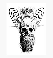 enlightened skull Photographic Print
