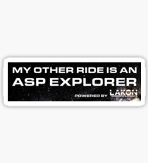 My other ride is an Asp Explorer Sticker