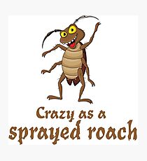 Crazy Sprayed Roach Photographic Print
