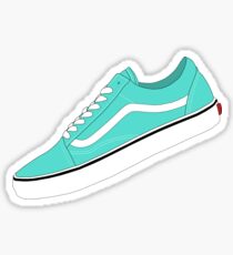 Vans - Cyan / Light Blue / White Sticker